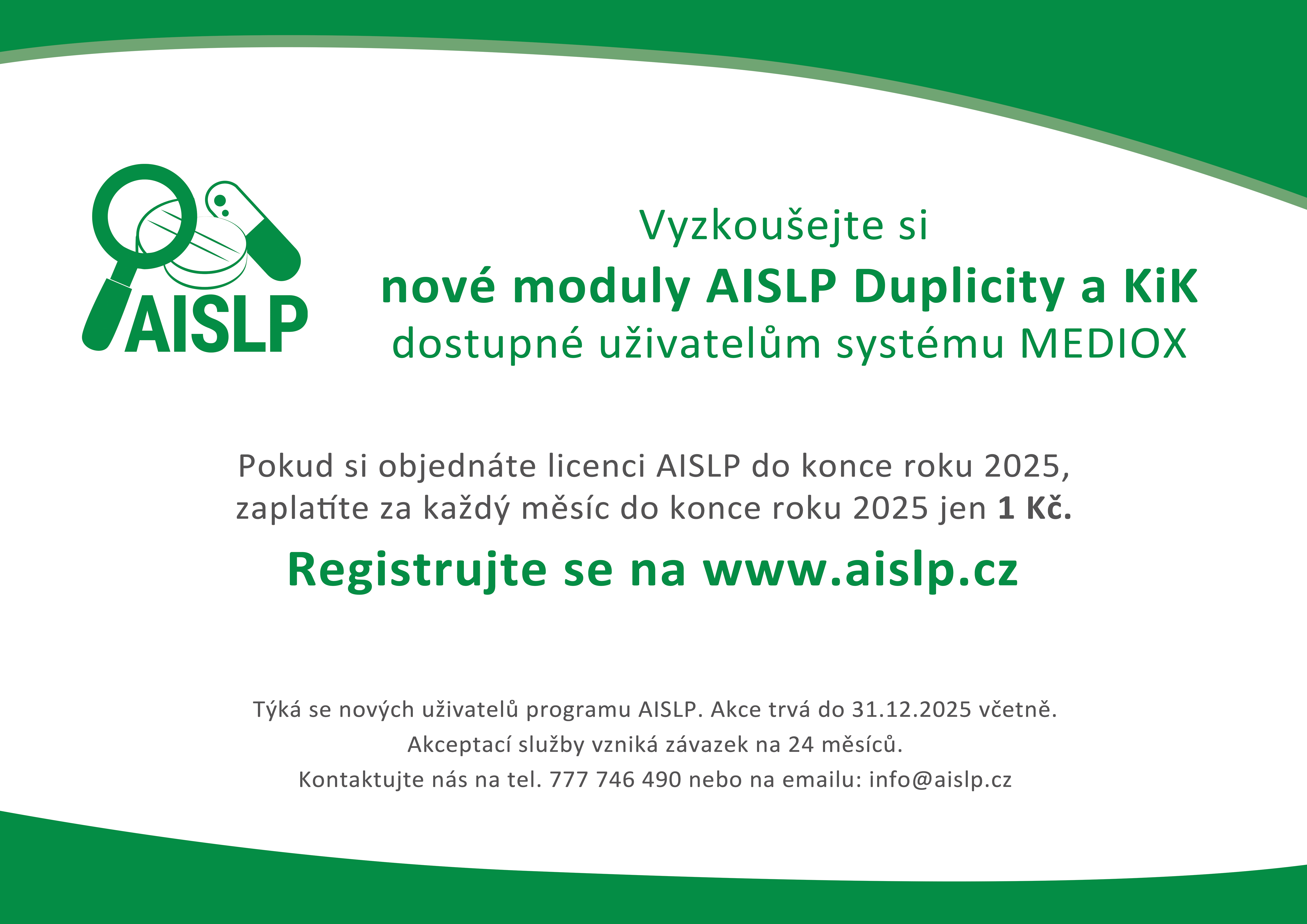 Duplicity a KiK v systému Mediox