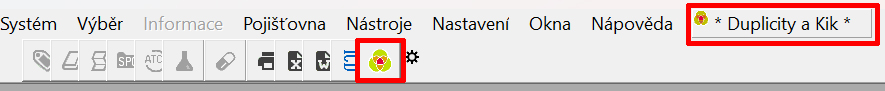 Lišta KIK Duplicity